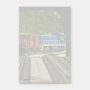 Bloco De Notas Motor & Caboose notas post-it de E. Pgh em 4x6 de"