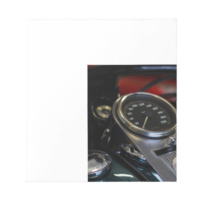 Bloco De Notas Motorcicleta Biker Rider (Frente)