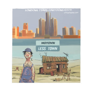 Bloco De Notas Motown MenosTown Engraçado