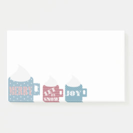 Bloco De Notas Mug personalizado de acampamento de chocolate quen