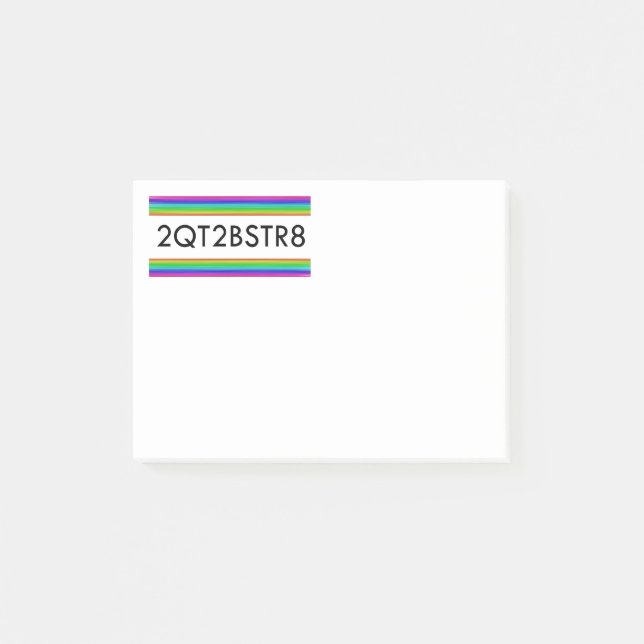 Bloco De Notas Muito Bonito Para Ser Hetero (Frente)