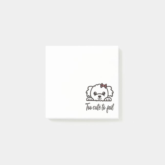 Bloco De Notas Muito fofo para falhar(4) (Frente)