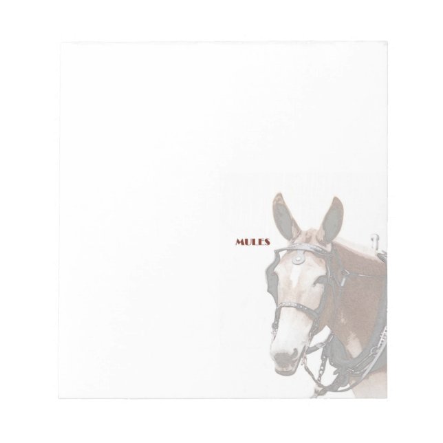 Bloco De Notas Mule Notepad (Frente)