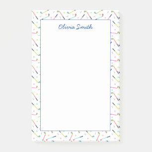 Bloco De Notas Mulheres com Padrão de Golfe Personalizado