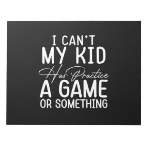 Bloco De Notas Mulheres Que Não Posso, Meu Filho Pratica Um Jogo
