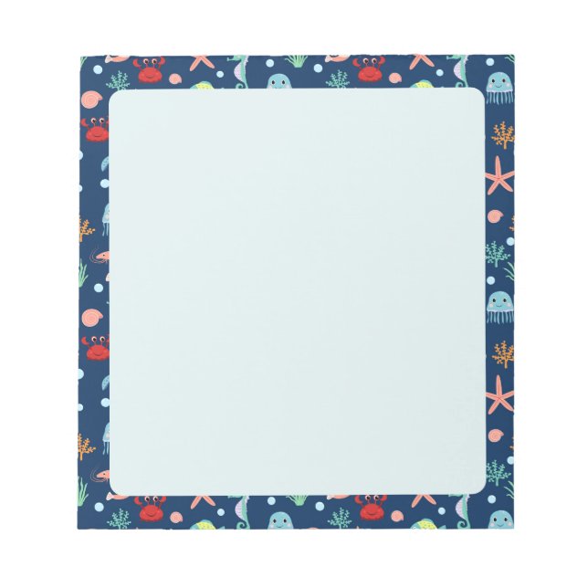 Bloco De Notas Mundo do Mar (Frente)