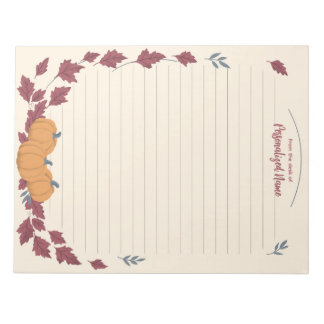 Bloco De Notas Murmurios De Outono Lined