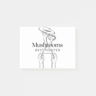 Bloco De Notas Mushroom Hunter Está Vindo