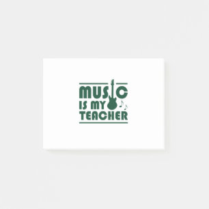 Bloco De Notas Música É Meu Professor