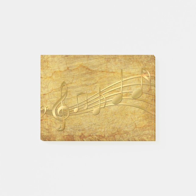 Bloco De Notas Música Notas Vintage Paper (Frente)