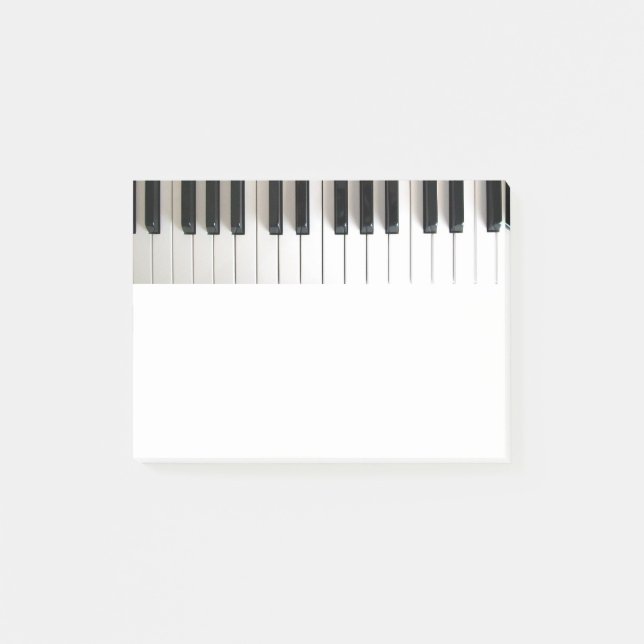 Bloco De Notas música piano (Frente)