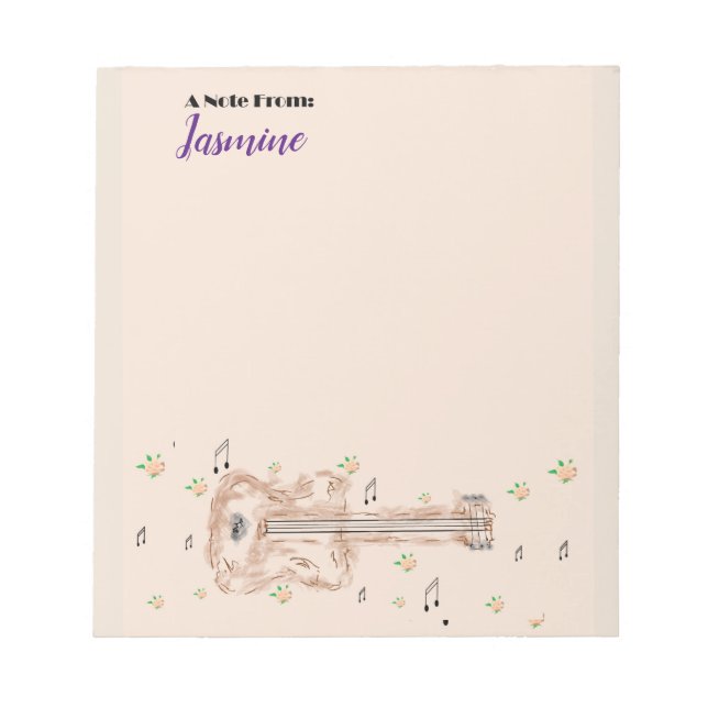 Bloco de Notas Musical (Frente)