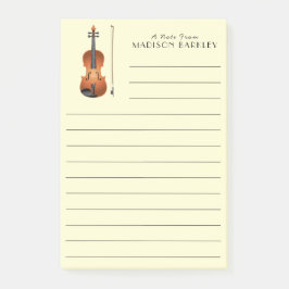 Bloco De Notas Musicário de Professores de Música Viola Violin