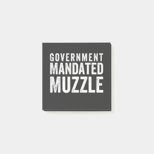 Bloco De Notas Muzzle Mandado pelo governo