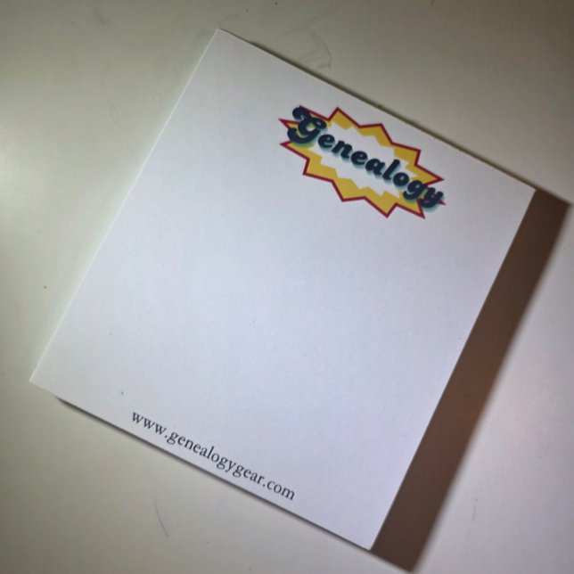 Bloco De Notas My Genealogy Notepad (My Genealogy Notepad)