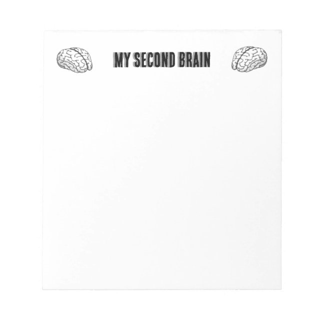 Bloco De Notas My Second Brain Notepad (Frente)