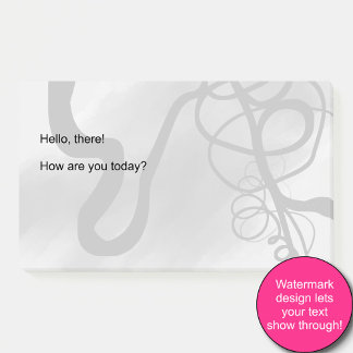 Bloco De Notas Na grade: Cinza Abstrato, Preto e Branco