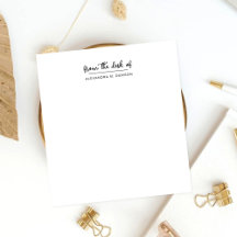 Na Mesa Do Nome De Script Simples Personalizado