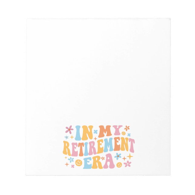 Bloco De Notas Na Minha Época De Reforma (Frente)