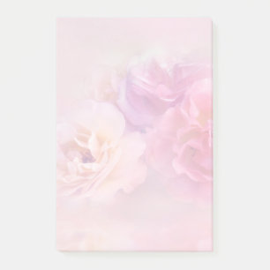 Bloco De Notas Na moda de Cravos Rosa bonito