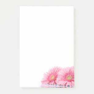 Bloco De Notas Na moda Fotografia de Gerbera Daisies Rosa