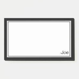Bloco De Notas Na moda Postar Nota para Joe ou Você