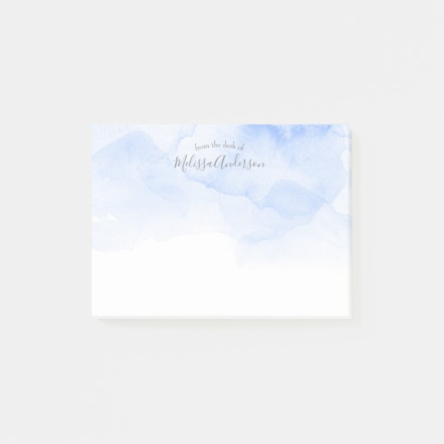 Bloco De Notas Na moda, Watercolor, Moderno, Trendy, Chic (Frente)