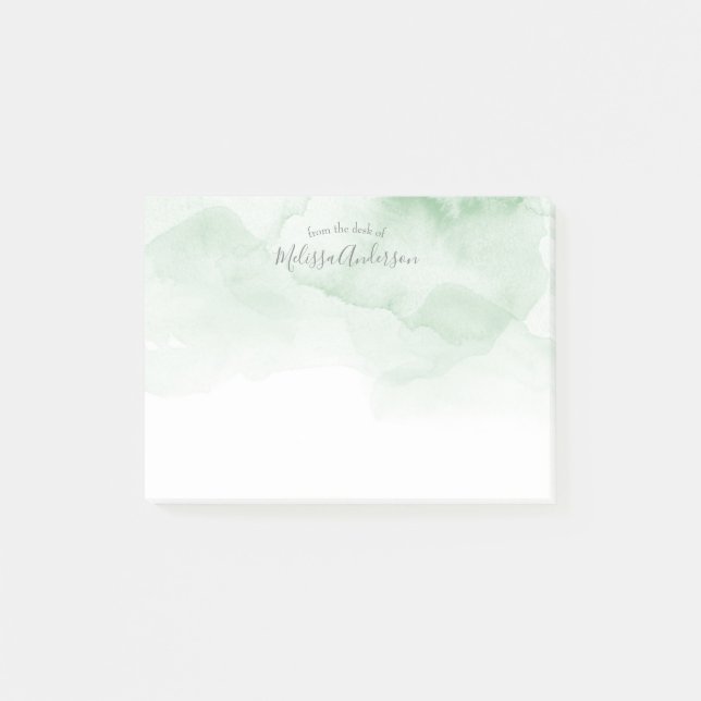 Bloco De Notas Na moda, Watercolor, Moderno, Trendy, Chic (Frente)