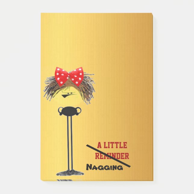 Bloco De Notas Nag mal-humorado (Frente)