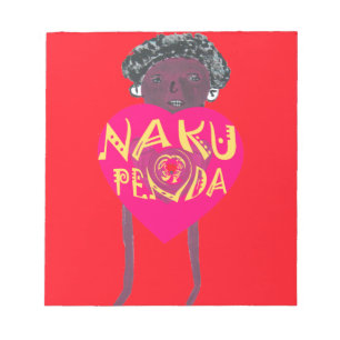 Bloco De Notas Nakupenda Love Art - Swahili Heart Design