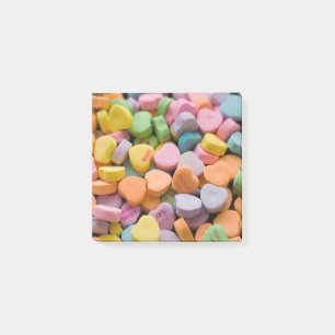 BLOCO DE NOTAS NAMORADOS CANDY CORAÇÃO COM DIZER ROMÂNTICO