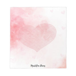 Bloco De Notas Namorados de coração e amor