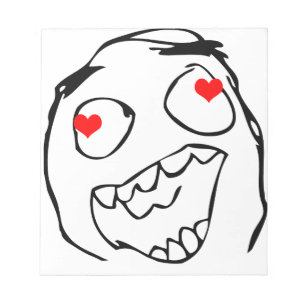 Bloco De Notas Namorados felizes do derp no amor - meme