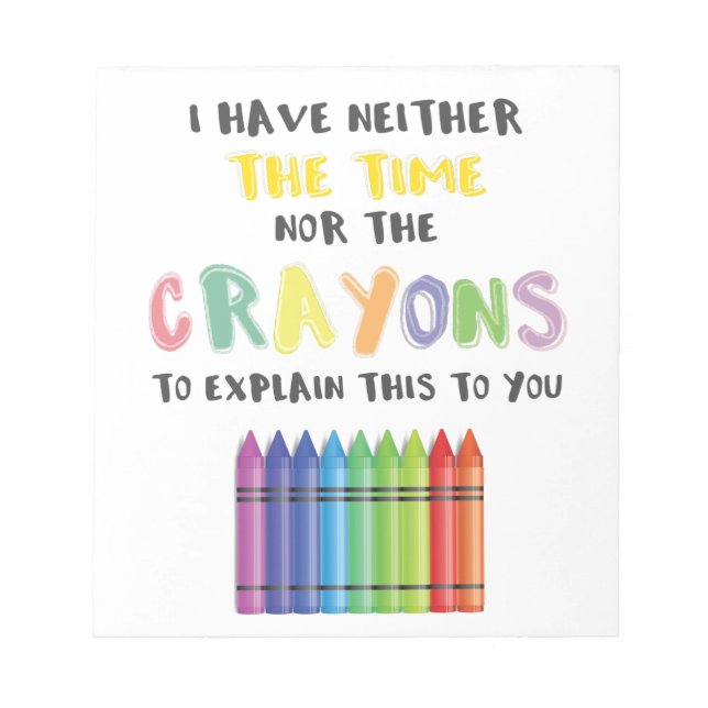 Bloco De Notas Não Tenho Tempo Nem Motivos Para Explicar Isto (Frente)