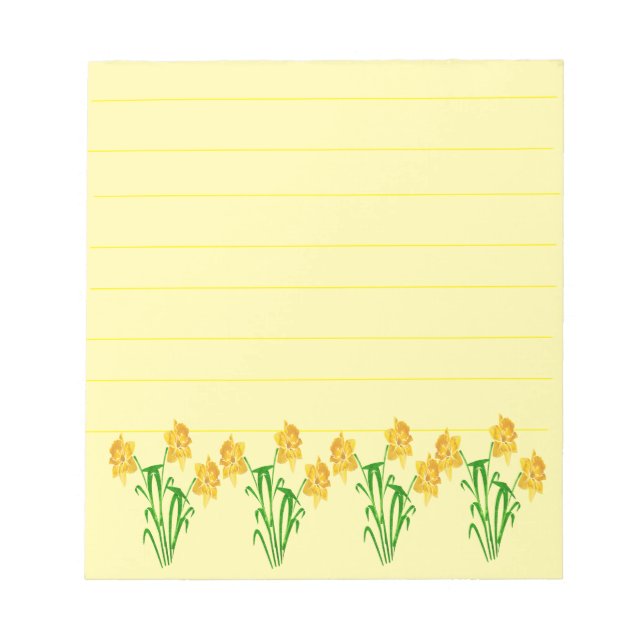 Bloco De Notas Narcisos  (Frente)