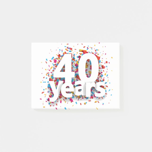 Bloco De Notas Nascer 1980 Edição limitada oferece 40º (Frente)