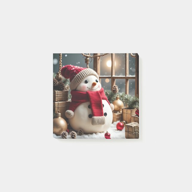 Bloco De Notas Natais vintages - Notas de Posto (Frente)