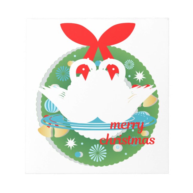 Bloco De Notas natal alegre (Frente)