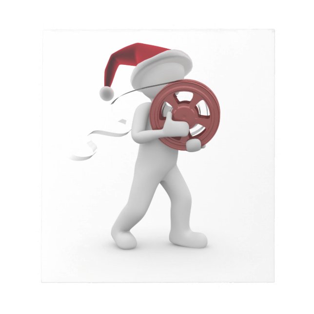 Bloco De Notas Natal de Hollywood (Frente)