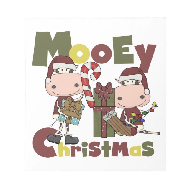 Bloco De Notas Natal de Mooey (Frente)