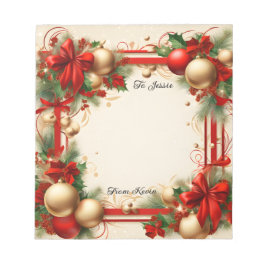 Bloco De Notas Natal e Férias