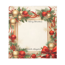 Bloco De Notas Natal e Férias