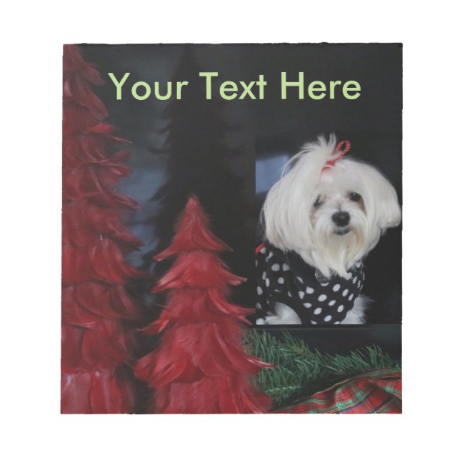 Bloco De Notas Natal maltês (Frente)