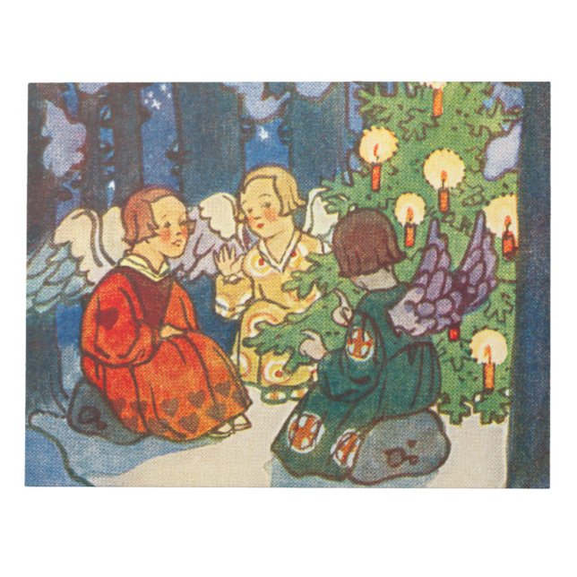 Bloco De Notas Natal na floresta - Zdenek Guth (Frente)
