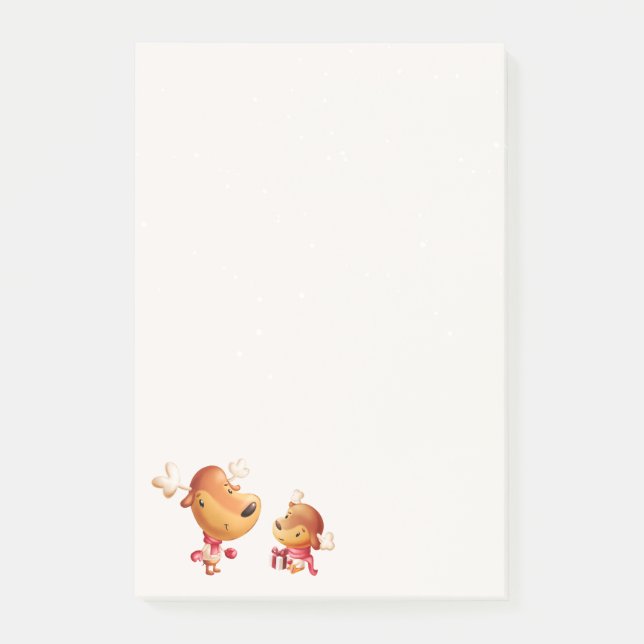 Bloco De Notas Natal Rena Bonitinha (Frente)