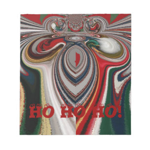 Bloco De Notas Natal - Retro Vintage Texture Abstrato Art Impress
