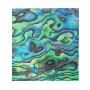 Bloco De Notas Natureza design paua concha do abalone