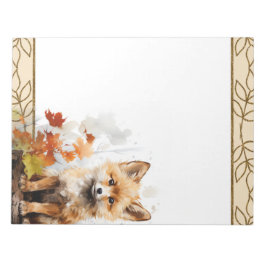 Bloco De Notas Natureza Dos Animais Florestais Da Floresta De Rap