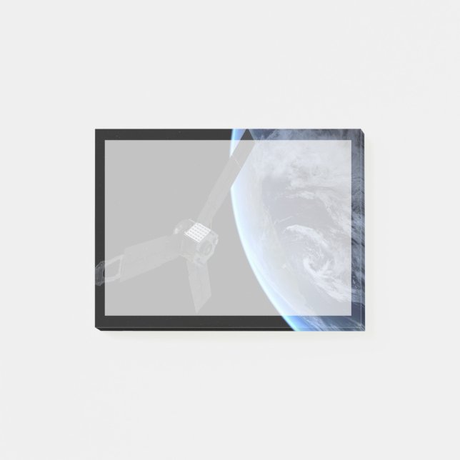 Bloco De Notas Nave Espacial Juno Durante O Voo Da Terra (Frente)