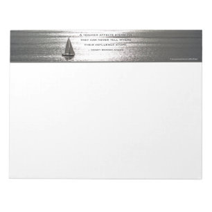 Bloco De Notas Navigação de Santa Monica, para professores -